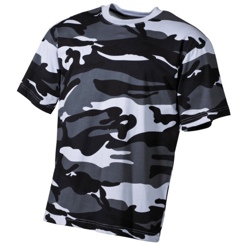 MFH US T-shirt, half sleeve, skyblue, cotton 170 g/m²